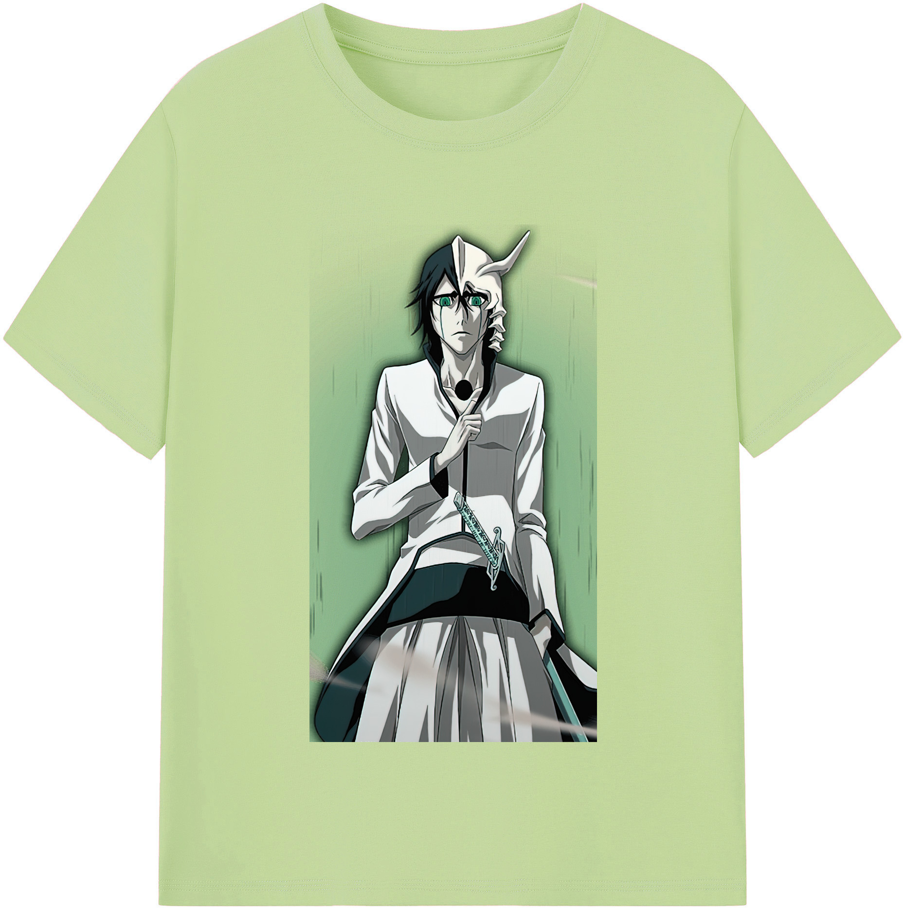 （画像用） ブリーチ ウルキオラ·シファー BLEACH Ulquiorra cifer 綿100％半袖Tシャツ（フロントプリント）
